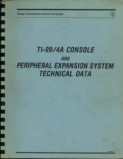Technical data for TI peripherals